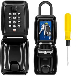 Coavas - Bo&icirc;te &agrave; Cl&eacute; S&eacute;curis&eacute;e 12 Chiffres Coffre Clef Exterieur Int&eacute;rieur &eacute;tanche &agrave; l'eau et &agrave; la Rouille Boite &agrave; Cl&eacute; &agrave; Code Boitier Clefs Securise