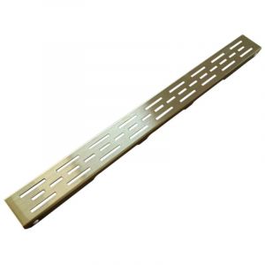 Saniclass Grille caniveau de douche 200cm Laiton PVD