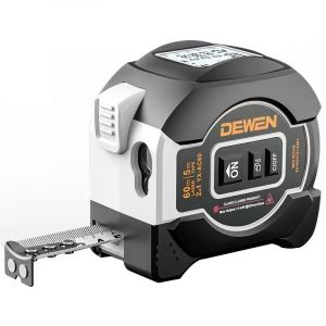 M&egrave;tre &agrave; ruban laser haute pr&eacute;cision 2 en 1 infrarouge avec &eacute;cran LCD num&eacute;rique M&egrave;tre &agrave; ruban laser Distance, 5 m M&egrave;tre &agrave; ruban+T&eacute;l&eacute;m&egrave;tre laser 60