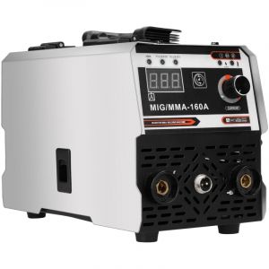 TONYSA Poste &agrave; souder MIG/MMA sans gaz 120 A, 2 en 1 (MIG, MMA) avec kit de fil et de blindage pour bricoleurs et professionnels.