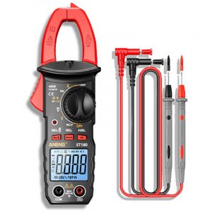 Pince Amp&egrave;rem&eacute;trique Universel &ndash; Multim&egrave;tre Digital 4000 Points, Voltm&egrave;tre et Amp&egrave;rem&egrave;tre AC/DC, Testeur de Courant, Tension et NCV
