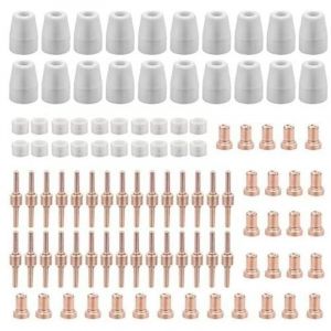 120 Pices PT31 Consommables Plasma Decoupeur Plasma Parkside Cut 30 40 50 Consommables de Dcoupeuse Plasma Accessoire Decoupeur Plasma Electrode Tip
