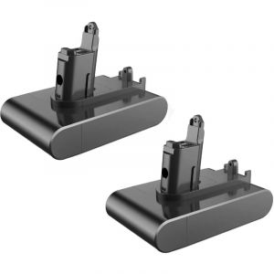 Pdstation - 2×22,2V 6400mAh DC45 Batterie pour Dyson Typ b DC31B DC35 DC44 DC34 DC31 DC45 Aspirateur à Main (Uniquement Compatible avec Dyson Type b)