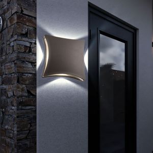 Applique led design éclairage extérieur effet de lampe spot d'accentuation IP54
