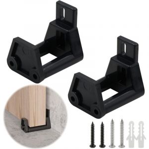 2 Pièces Guide Plancher Rail RéGlable Portes D'éCurie - Ajustable Mur Porte Coulissante Au Sol Les Grange Roulettes De Guidage RéGlables Pour