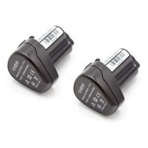 2x Batterie compatible avec Metabo Combo Set 2.1 10.8 v Quick Pro, Combo Set 2.2 10.8 v Quick Pro outil &eacute;lectrique (1500 mAh, Li-ion, 10,8 v) - Vhbw