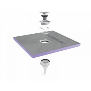 Jackon Insulation - Receveur jackoboard Aqua Centr&eacute; 150X150 sv