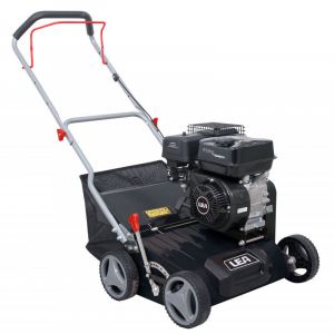 Scarificateur/a&eacute;rateur thermique 2 en 1 212 cm&sup3; &ndash; largeur de travail 400 mm, profondeur de 5 &agrave; -15 mm, 18 couteaux &ndash; Dunsch