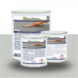 Matpro - Mortier &eacute;poxy r&eacute;paration rapide trafic hautes performances - 5 Kg Gris clair