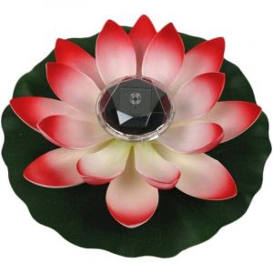 Lanterne Solaire Lotus pour Ext&eacute;rieur,Lumi&egrave;res de Piscine Flottantes Lumi&egrave;res Solaires led rgb Fleur de Lotus Lampe Flottante &eacute;tanche pour