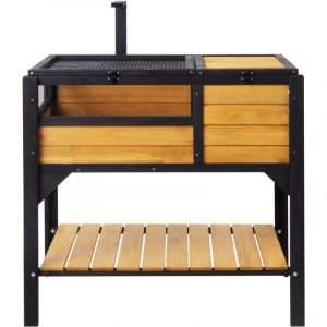 Tortoise Habitat 38'x24'x32.5' Maison en bois pour tortue, enclos intérieur et extérieur avec support d'éclairage, cage pour reptiles avec pieds de