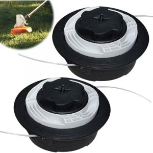 2PCS AutoCut C6-2 Tête De Débroussailleuse pour Stihl FS38 FS40 FS50 FSE81, Tête Faucheuse Autocut C6-2, Tete à Fil Coupe-bordure Accessoires, Tête