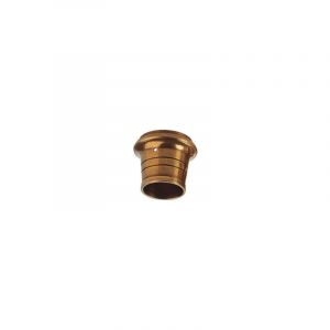 Sabot rond laiton - Diamètre haut : 21 mm - Hauteur : 21 mm - Diamètre bas : 16 mm - Décor : Bronze Fosun