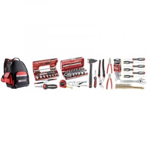 Facom - Kit d'outils particuliers/enseignement technique dans sac à dos textile, 74 pièces