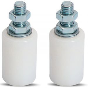 Guide de porte coulissante, plaque de guidage en nylon 30 x 40, olive ou roulettes de guidage pour portes coulissantes, guides de portes coulissantes