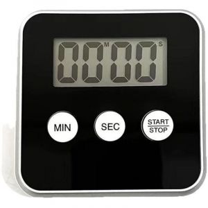 Minuteur de cuisine num&eacute;rique - Minuteur de cuisson magn&eacute;tique - R&eacute;veil avec support - Minuteur multifonction - Aide-m&eacute;moire pour r&eacute;unions et &eacute;tudes