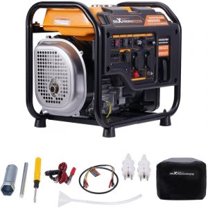 Maxpeedingrods - 3.2kw Groupe électrogène Inverter à L'essence silencieux 4 Temps 230v Pour Chantier Camping 3200W