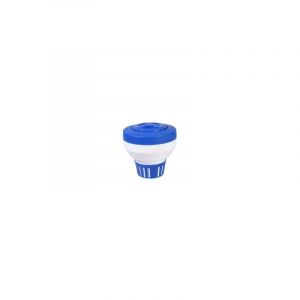 Distributeur de chlore flottant, flotteur de chlore/brome pour piscine/spa, distributeur de chlore flottant grande capacité de 7 pouces et support de