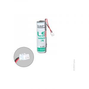 Pile lithium LS14500 aa 3.6V 2.6Ah jst - NX