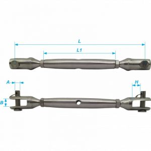 Ridoir inox Orangemarine 5 mm