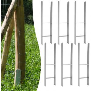 Hengda - swanew 8x support de poteau Ancre de poteau h pergola pied de poteau support de clôture Ancre 91mm
