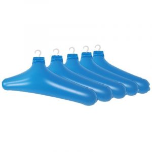 SNQ - 5 pièces cintre gonflable pour voyage, porte-cintre extérieur antidérapant porte-manteau Portable
