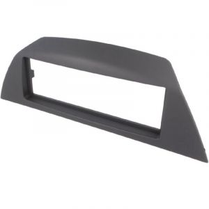 Adnauto - Facade autoradio 1DIN compatible avec Renault Laguna 3 ap07 - Noir - Rubbertouch