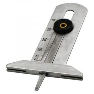 Jauge de Profondeur de Sculpture Pneumatique - Mesure de Sécurité de Pneu 0-30mm