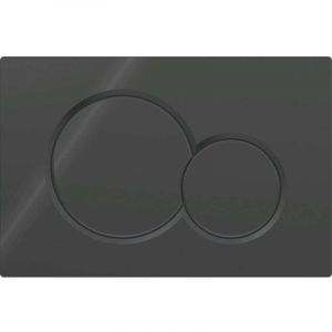 Pour Geberit Sigma01 - Plaque de d&eacute;clenchement SIgma01, noire 115.770.DW.5