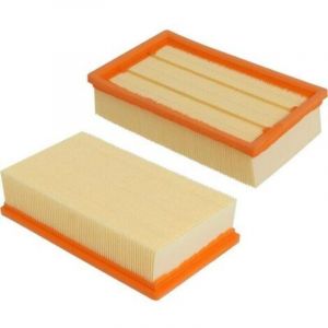 Lot de 2 filtres plats pliss&eacute;s compatibles avec K&auml;rcher NT 25/1 Ap, NT 35/1 Ap, NT 35/1, NT 45/1, NT 55/1, NT 361, NT 561, NT 611 Tact, Te, M, &eacute;co