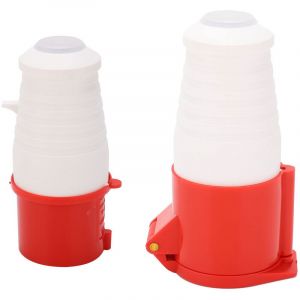 Prise D'alimentation Triphas&eacute;e 32 A, Kit de Connecteur de Prise Industrielle, Prise Triphas&eacute;e &agrave; 4 Broches, Jeu de Prises Anti-poussi&egrave;re, Prise &agrave;