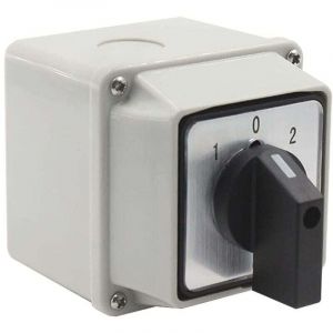 Alovez - LW26-20/2 Inverseur de source universel avec boîtier de montage - 380 v, 20 a - Sélecteur universel à came rotative