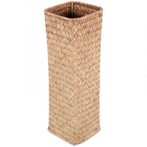 Vase à Fleurs en Rotin Paniers Bambou DéCoration Vases Fleur Corbeille de Fruits Hauts pour la IntéRieure Marron