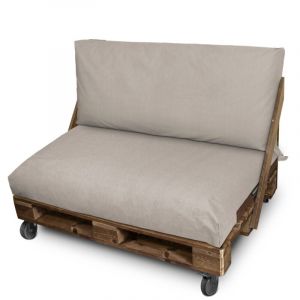 Happers - Housse coussin palette d'extérieur Siège 120x80x20 Sans Garnissage Pierre Naylim Mate