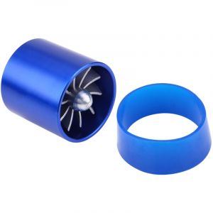2.2'/ 55mm Voiture en Alliage D'aluminium Admission d'air Turbonator Simple Ventilateur Turbine Super Chargeur Essence De Carburant Économiseur Turbo