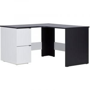 Bureau d'angle Vox Young User Noir et Blanc
