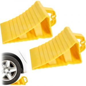 2 Pi&egrave;ces Cale De Roue Plastique, 201211 CM Cales De Remorque, Cales de Roue, Cale de Roue Voiture, Cale Roue Voiture, Cale Voiture, Cale de Roue,