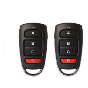Telecommande 433mhz Universelle Portail, telecommande portail universelle, Duplicateur sans Fil clonage 433,92 MHz(2PCS) Tonchean