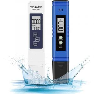 Testeur de pH Ulisem, testeur de pH Eletorot pour piscines, pH-m&egrave;tre 4 en 1, testeur &eacute;lectronique de qualit&eacute; de l'eau tds et test de pH pour
