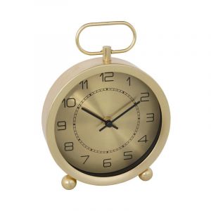 Horloge &agrave; Poser &agrave; Gousset 'Irina' 19cm Dor&eacute;