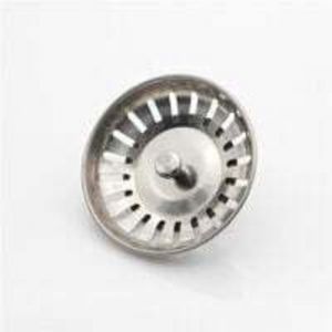 Panier &agrave; tamis pour &eacute;vier, avec broche, bouchon de panier en acier inoxydable tamis pour &eacute;vier, pi&egrave;ce de rechange id&eacute;ale pour l'&eacute;vier Blanco, cr&eacute;pine