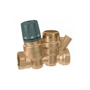 Régulateur thermostatique pour circuits de recirculation d'eau chaude sanitaire Rp 1 1/4" Caleffi 116170 Rp 1 1/4"