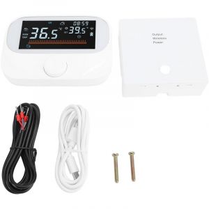 Eosnow Thermostat Programmable sans fil pour la maison, LCD, application intelligente, commande vocale, chaudière à gaz, contrôleur de température