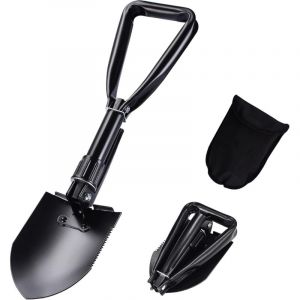 Pelle, Pelle Pliante Multifonctionnelle pour Pelle &agrave; Neige, Pelle de Jardin, Pelle de Survie, Pelle Militaire, Petite Pelle avec Sac de Rangement，M