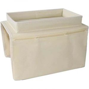 Organiseur de canap&eacute; pour accoudoir de canap&eacute;, support de t&eacute;l&eacute;commande, sac de rangement avec porte-gobelet pour tablette, t&eacute;l&eacute;phone, tablette,