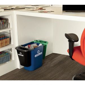 Bac de séparation pour corbeille rectangulaire - RUBBERMAID