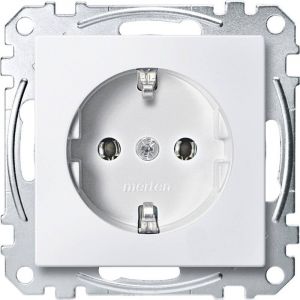 Prise de courant System m blanc polaire MEG2301-0419 1 pc(s) C869181 - Merten