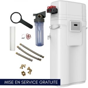 Adoucisseur extra plat Apic H&eacute;lios 15L avec Accessoires + Mise en Service Gratuite