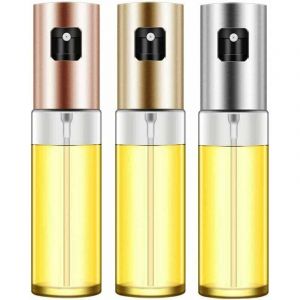 3 Pi&egrave;ces Vaporisateur d'huile, Bouteille de Pulv&eacute;risation d'huile, Pulv&eacute;risateur d'huile d'olive, Spray Huile et Vinaigre pour Cuisson, Barbecue,