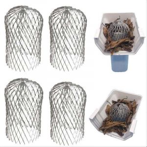 Basetbl - Filtres de Gouttière en Aluminium Grille Protection Gouttiere Protège-gouttières en Métal Protection Gouttiere Feuilles pour Maison,